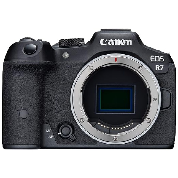 Canon EOS R7 (Body Only), Mirrorless Vlogging Camera, 4K 60p Video, 32.5 MP Image Quality, DIGIC X Image Processor, Dual Pixel CMOS AF, Subject...