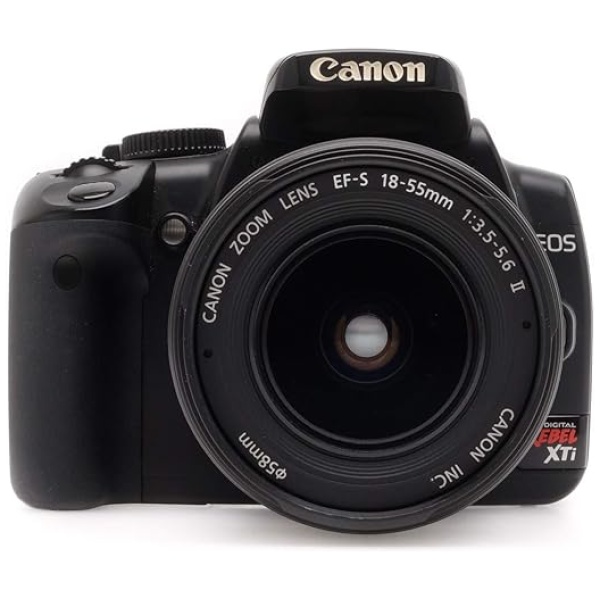 Canon Rebel XTi DSLR Camera with EF-S 18-55mm f/3.5-5.6 Lens (OLD MODEL)