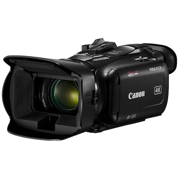 Canon VIXIA HF G70 Camcorder 1/2.3” 4K UHD CMOS Sensor 20x Optical Zoom, 800x Digital Zoom, Image Stabilization, HDMI, USB Live Streaming, Time...