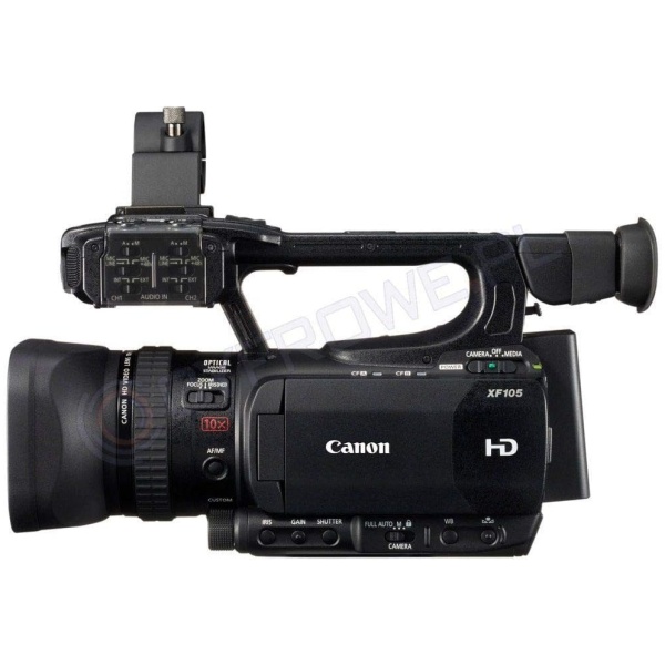 Canon XF-105 "High Definition Professional Camcorder, XF Codec, CF Card Media, 10X HD Zoomlens, 1920 x 1080 CMOS Sensor