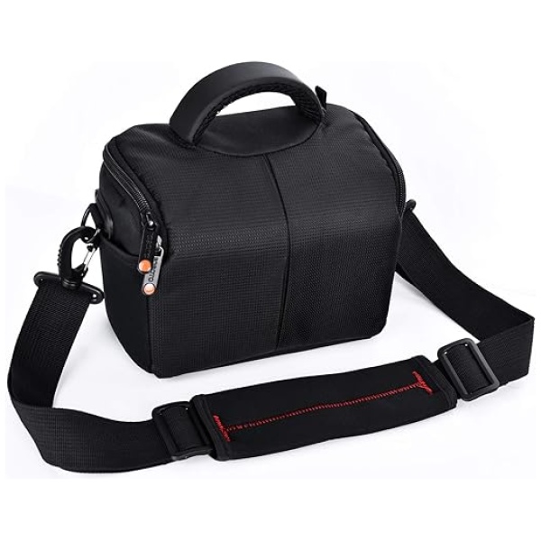 FOSOTO Waterproof Anti-shock Camera Case Bag Compatible for Canon Powershot SX540 SX530 SX60 SX420 HS M5,Nikon Coolpix L340 B500 B700 L330 L840...