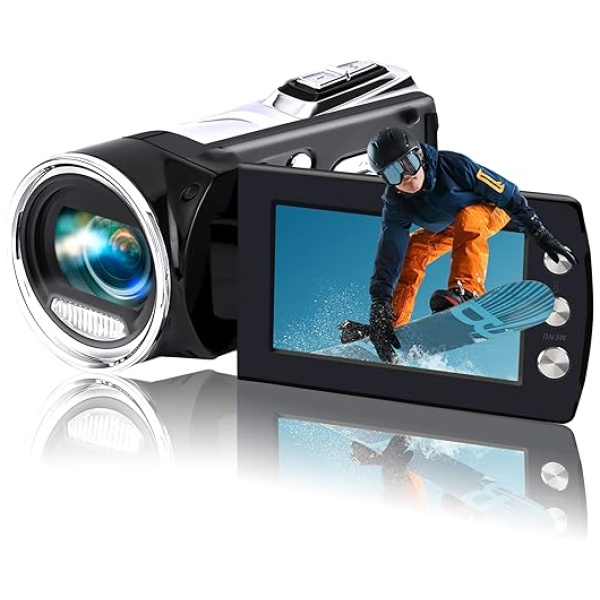 Heegomn Video Camera Camcorder for Kids Full HD 1080P 24MP Digital Cameras Recorder for YouTube TikTok Kid Camcorder 2.7" Rotation Screen Vlogging...