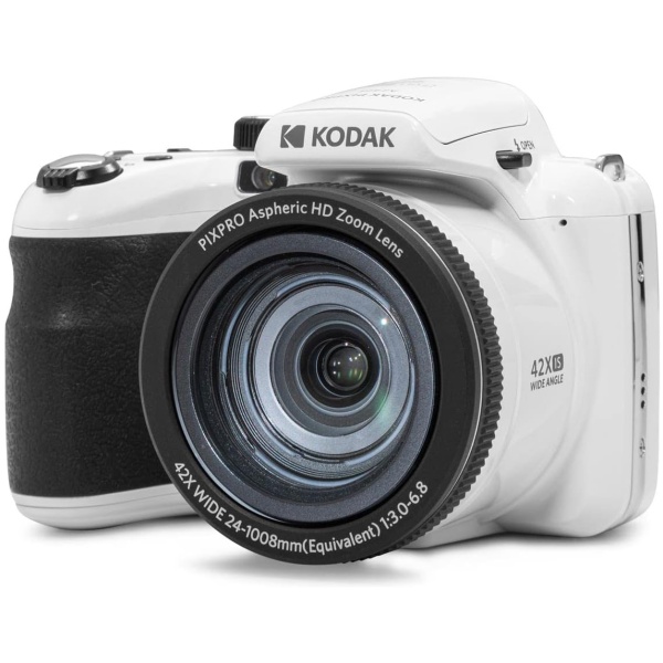 KODAK PIXPRO AZ425-WH 20MP Digital Camera 42X Optical Zoom 24mm Wide Angle Lens 1080P Full HD Video Optical Image Stabilization Li-Ion Battery 3"...