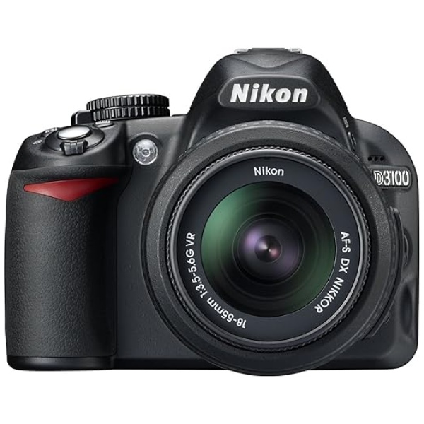 Nikon D3100 DSLR Camera with 18-55mm f/3.5-5.6 Auto Focus-S Nikkor Zoom Lens (Discontinued by Manufacturer)