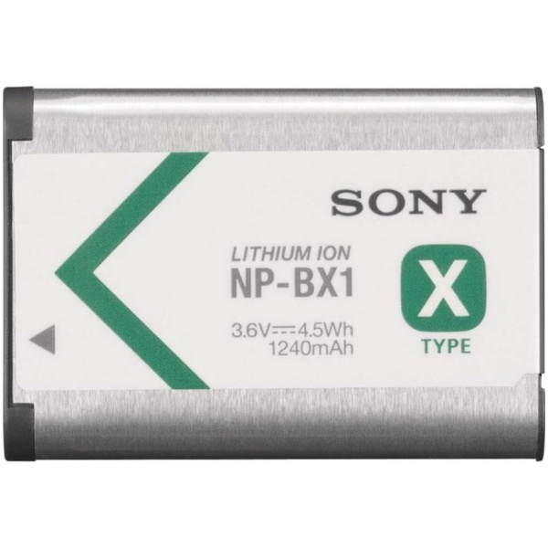 Sony NP-BX1/M8 Lithium-Ion X Type Battery (Silver)